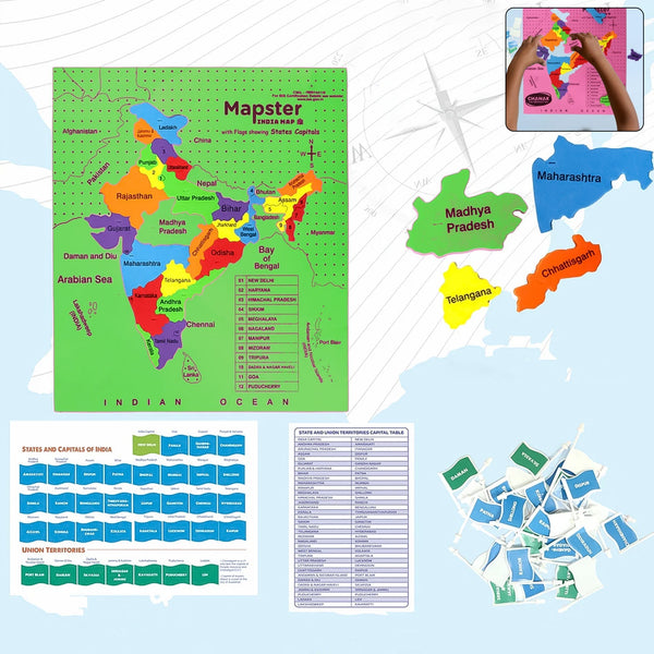 Aditi Mapster India Map Puzzle