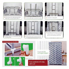 Big 8 Compartment Portable and Collapsible Wardrobe Racks (1 Set)