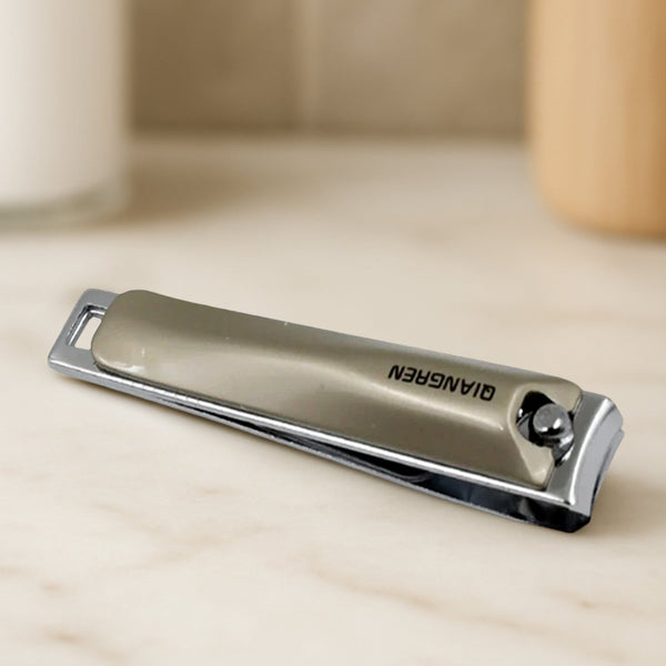 Stainless Steel Folding Portable Large Nail Clippers with Nail File (1 Pc)