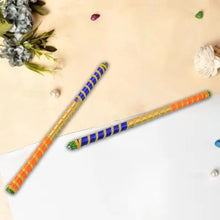 Sticks Pair with Decorative Design