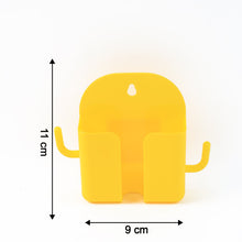 1 Pc Wallmount Mobile Stand With Hook for and stuffs purposes. (Mix Color / 1 Pc)